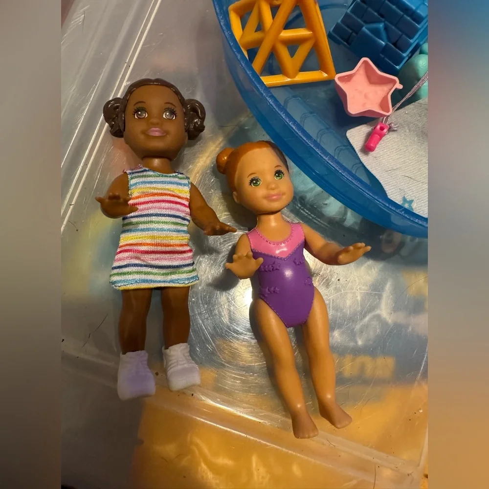 Barbie toddler dolls & beach party playset